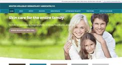 Desktop Screenshot of newtonwellesleyderm.com